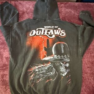 World of Outlaws Racing Graphic Hoodie Size L